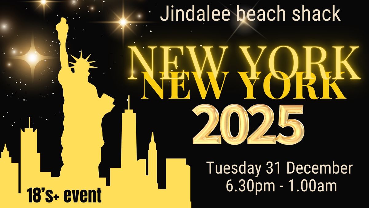 NYE 2025 'NEW YORK' EXTRAVAGANZA