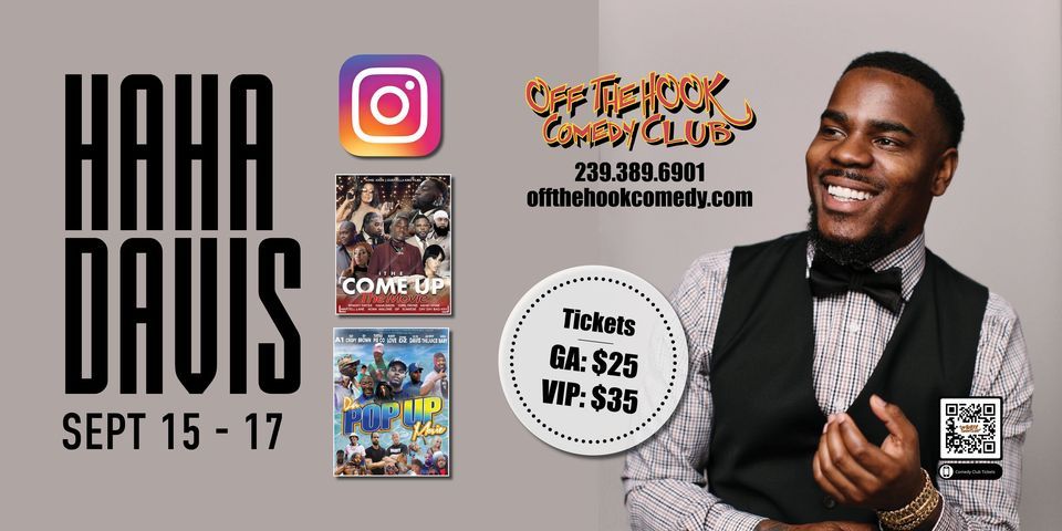 Comedian HAHA Davis Live in Naples, Florida!