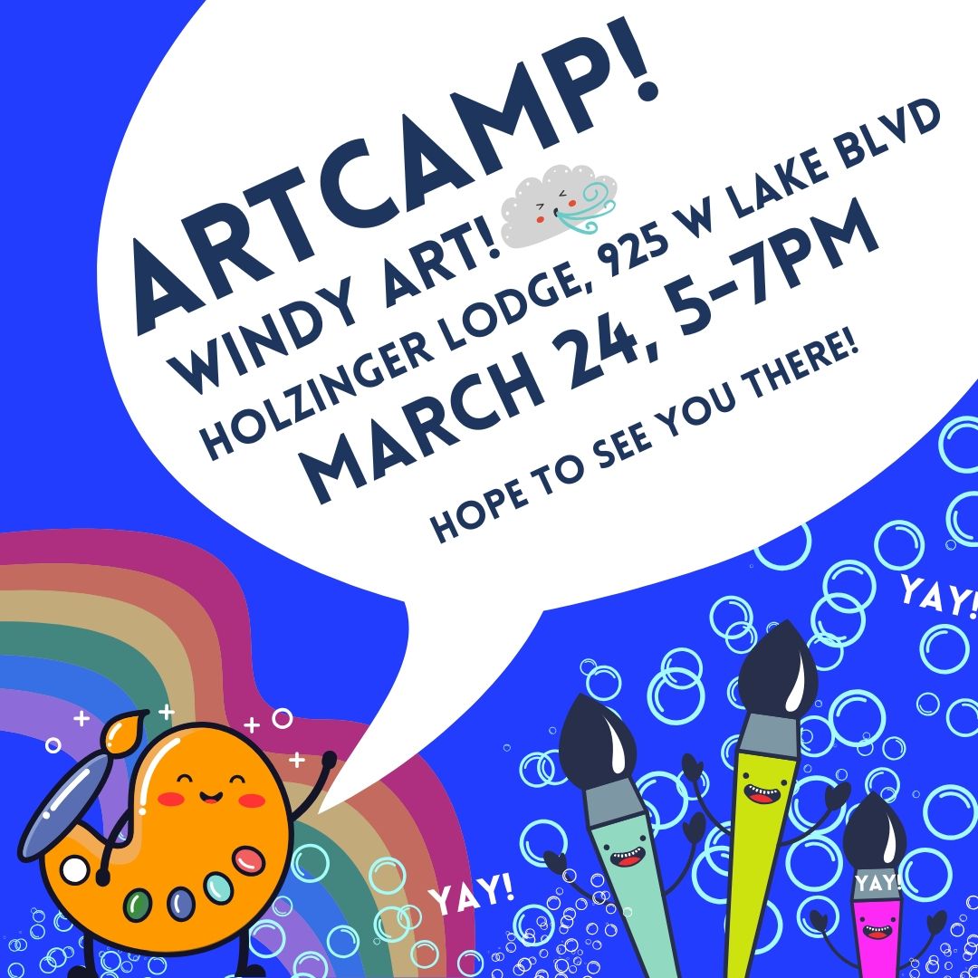 ARTCAMP! at Holzinger Lodge: Windy Art!