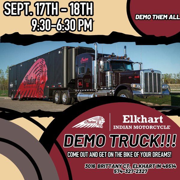 Elkhart Indian Motorcycle Demo Days! 