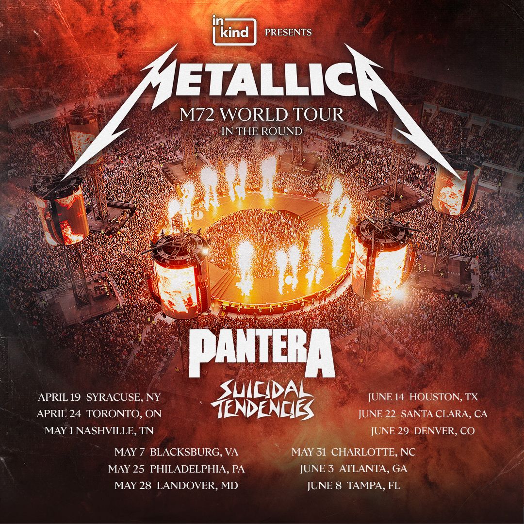 Metallica - Pantera & Suicidal Tendencies Syracuse Tickets