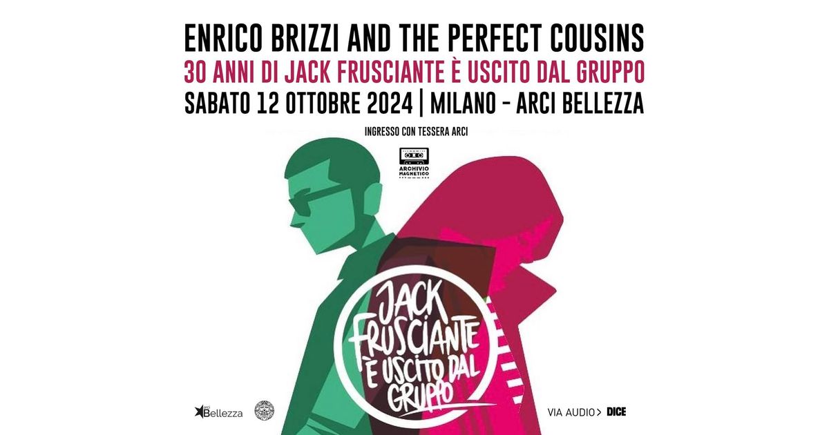 Enrico Brizzi: 30 Anni di "Jack Frusciante \u00e8 Uscito dal Gruppo" _ Live w\/ The Perfect Cousins