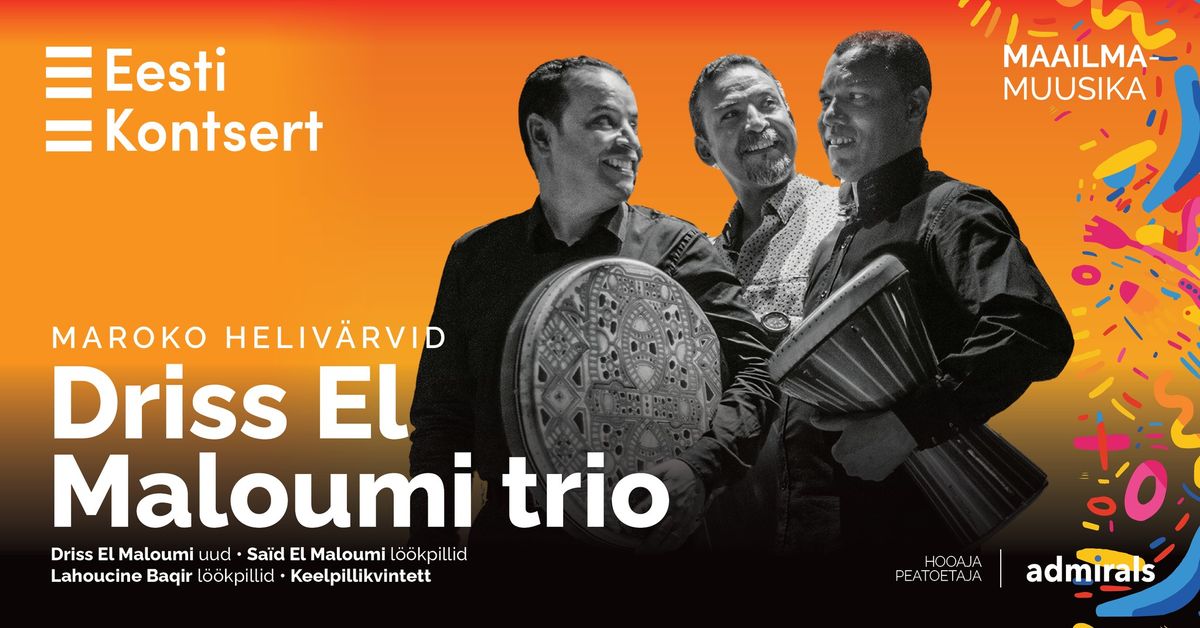 MAAILMAMUUSIKA: Driss El Maloumi trio