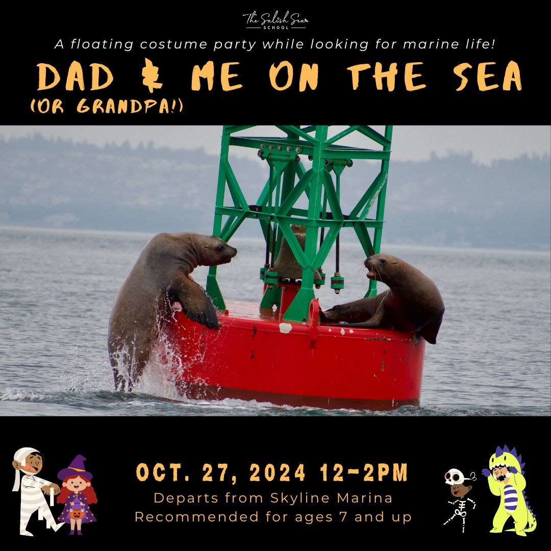 Dad & Me on the Salish Sea - a floating costume party!