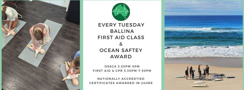 First Aid Class & Ocean Safety Award