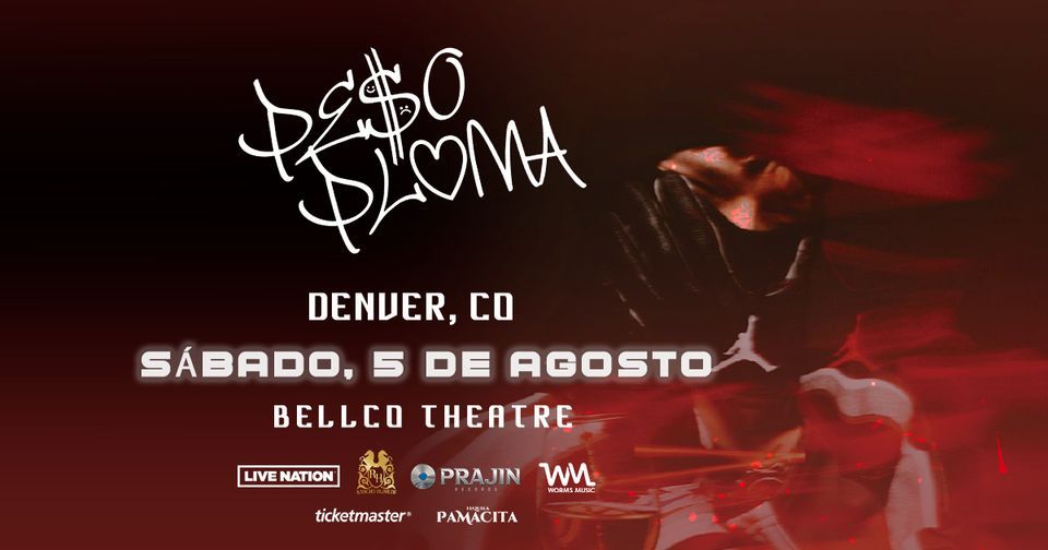 Peso Pluma en concierto! Doble P Tour - Denver Colorado.