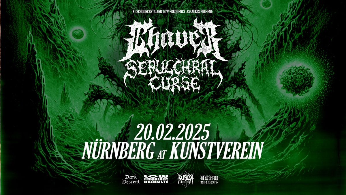 Chaver & Sepulchral Curse (FIN) - Kunstverein (im Z-Bau), N\u00fcrnberg