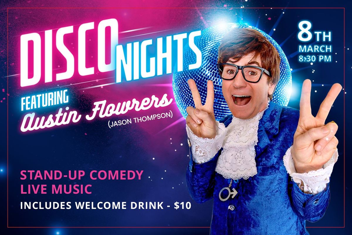 Stand-Up Comedy - Disco Night with Austin Flowers 