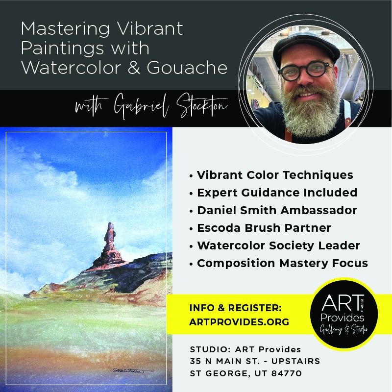 Mastering Vibrant Paintings with Watercolor & Gouache