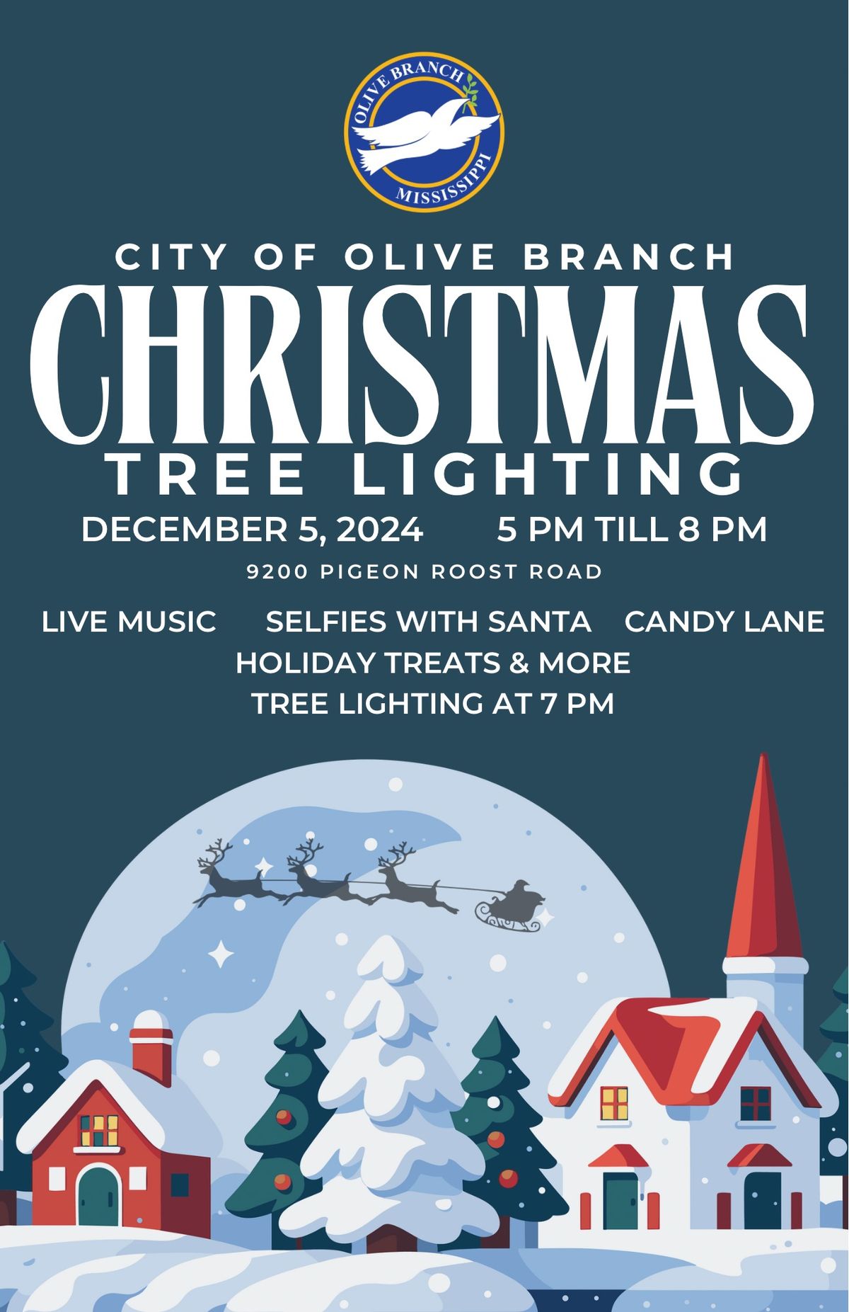 Community Christmas Tree Lightning 