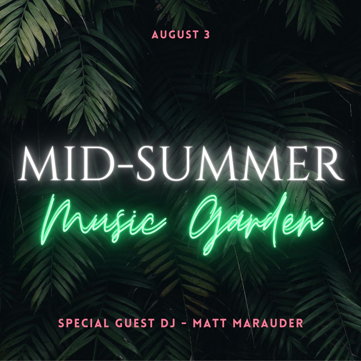 Mid-Summer Music Garden: Open Air 