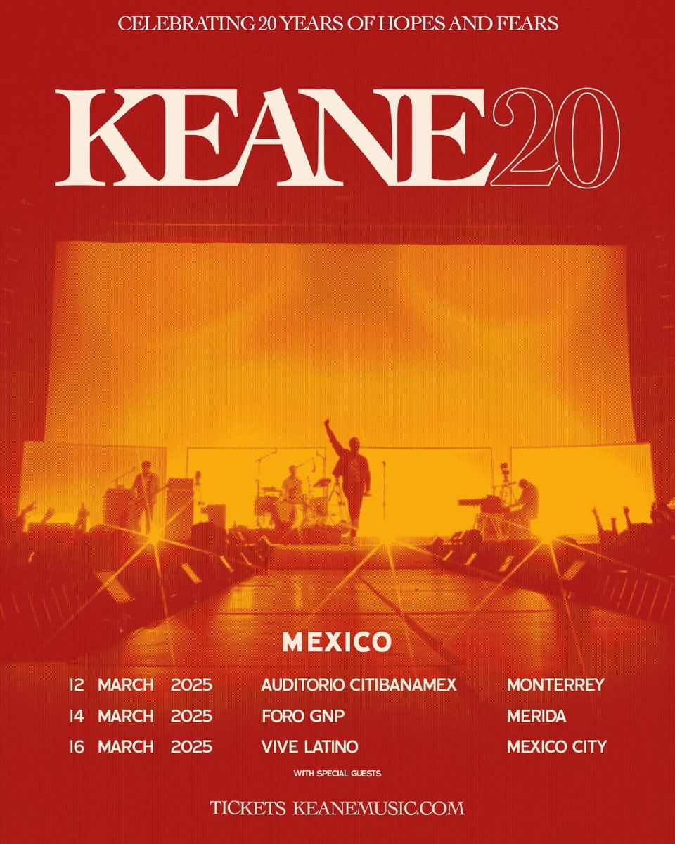 Keane Monterrey Tickets