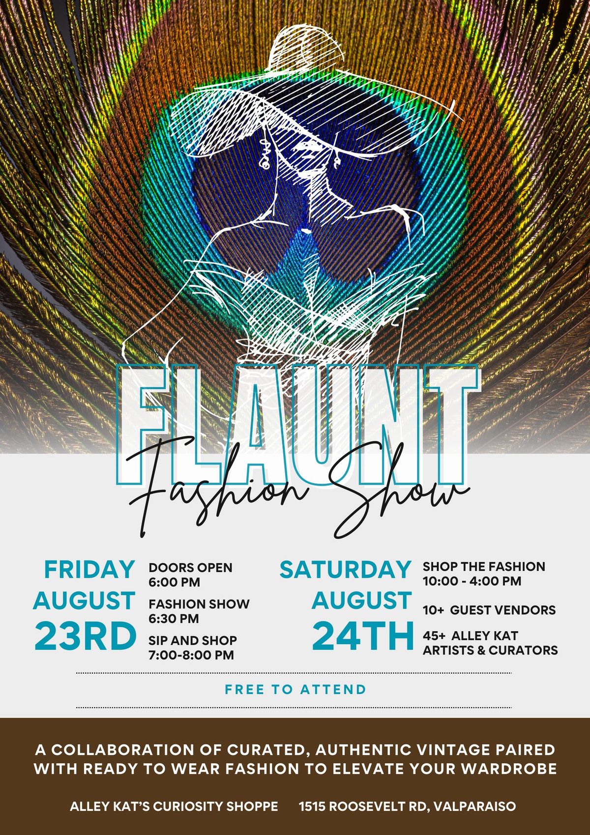 Fall Flaunt Fashion Show: Curated Vintage and Ready to Wear Fashion
