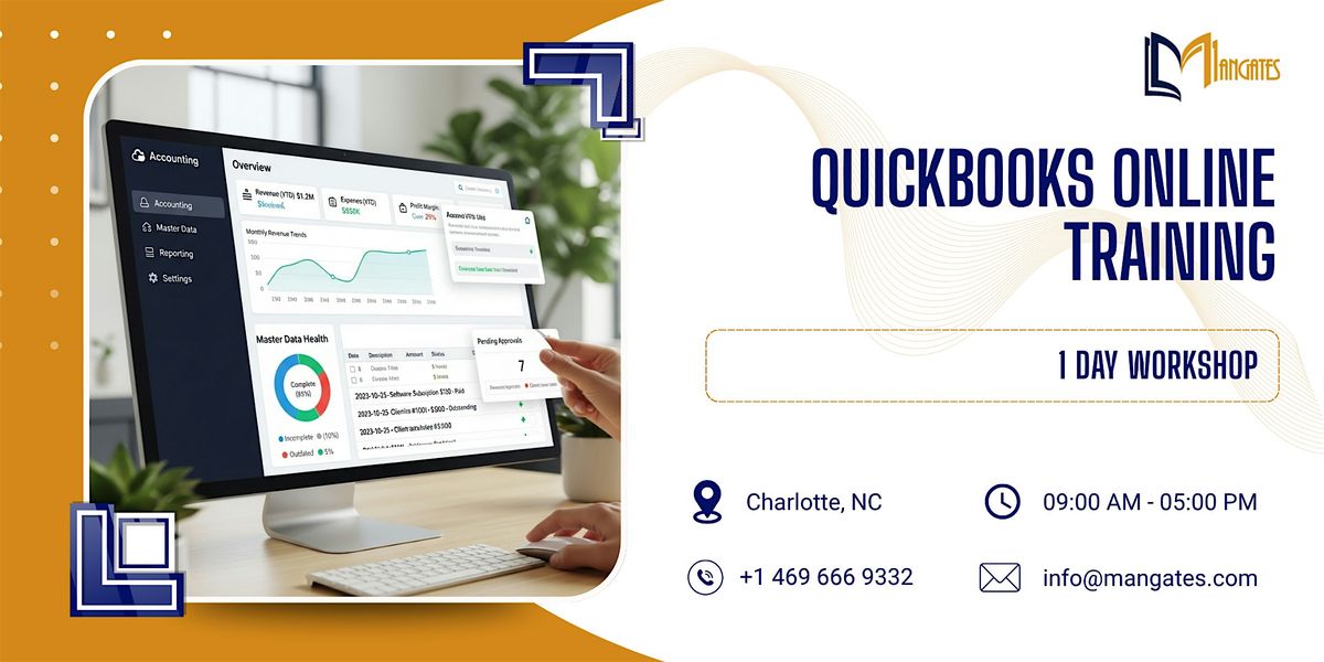 QuickBooks Online Training: 1 Day Workshop in Charlotte, NC