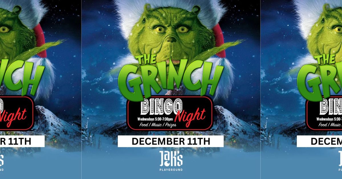 The Grinch Bingo Night & Dinner