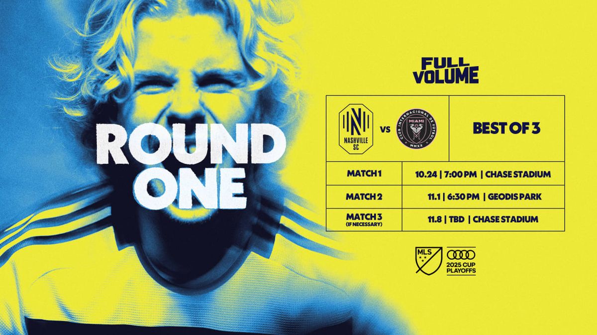 Parking MLS Cup Round 1: Inter Miami CF at Nashville SC (Game 2, Home Game 1)