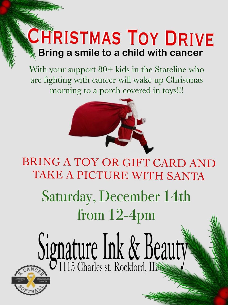 Christmas Toy Drive & Tattoo Flash Event