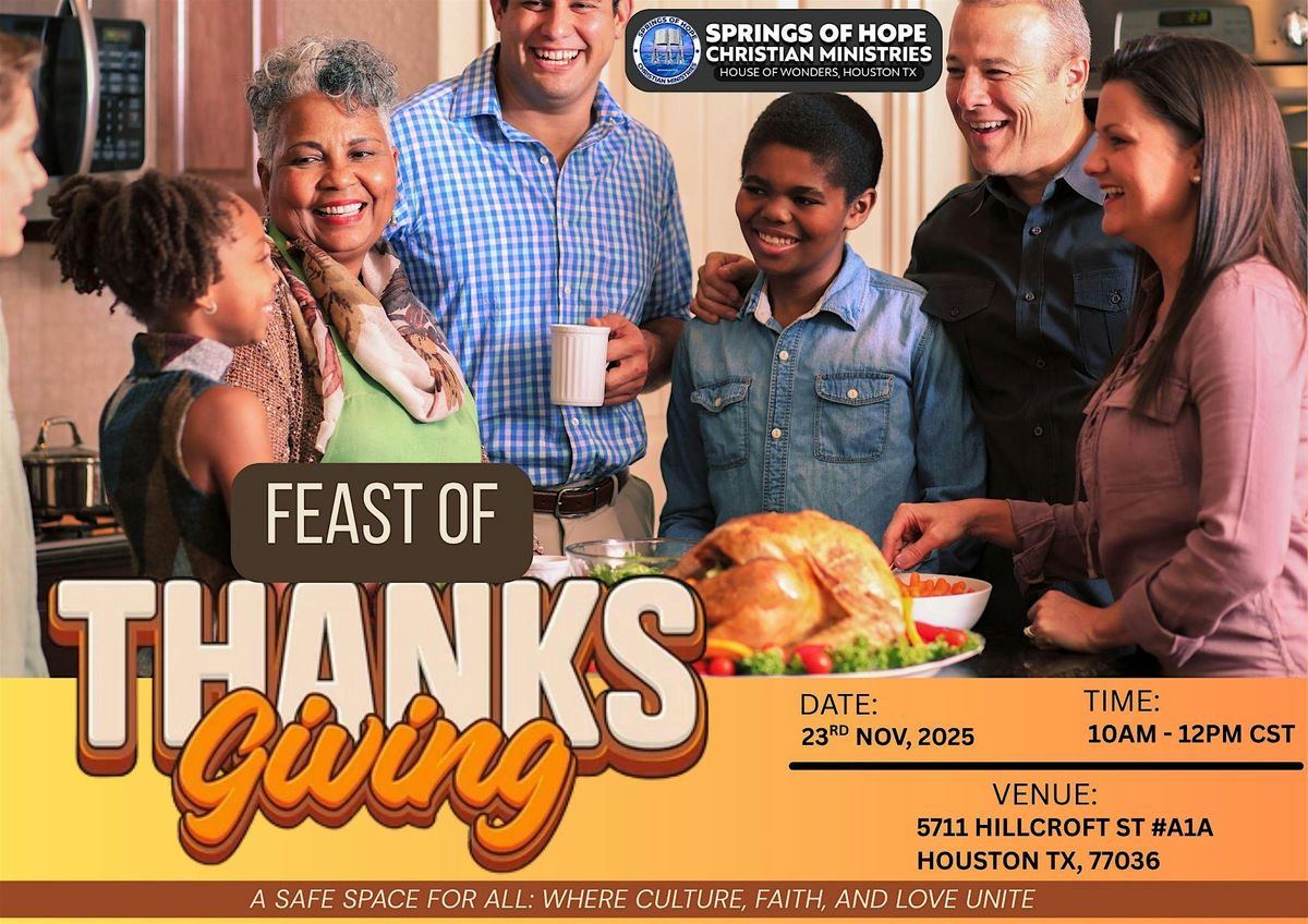 Feast of Thanksgiving - A Friendsgiving experience