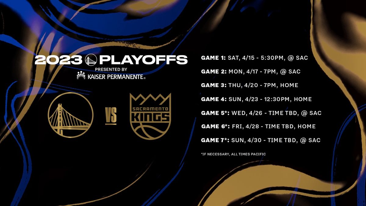 NBA Western Conference First Round: Golden State Warriors vs. TBD - Home Game 2 (Date: TBD - If Necessary)