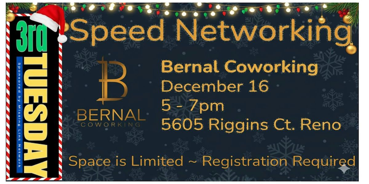 3rd Tuesday Networking powered by Missing Link Network