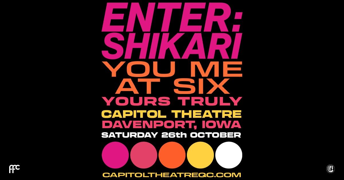 Enter Shikari with You Me at Six and Yours Truly at Capitol Theatre