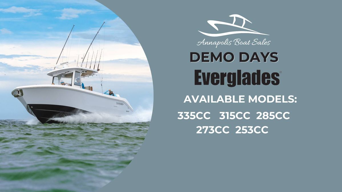 Everglades Demo Days- July 20th & July 27th