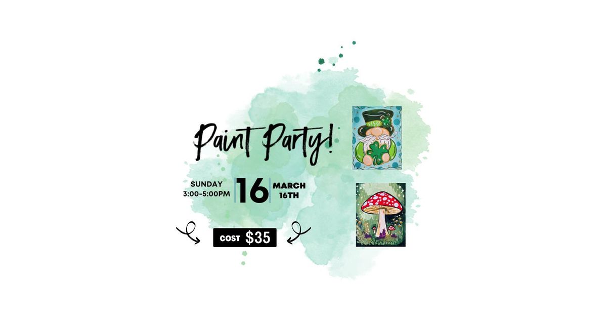 Paint & Sip at Untapped Territory \u2618\ufe0f\ud83c\udf44\ud83d\udd8c\ufe0f\ud83c\udfa8