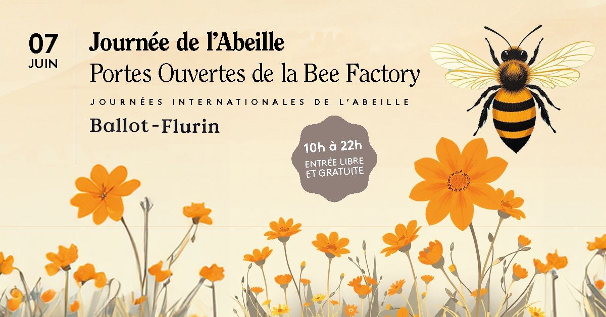 Journ\u00e9e de l'Abeille \u00e0 la Bee Factory - 4\u00e8me \u00c9dition 