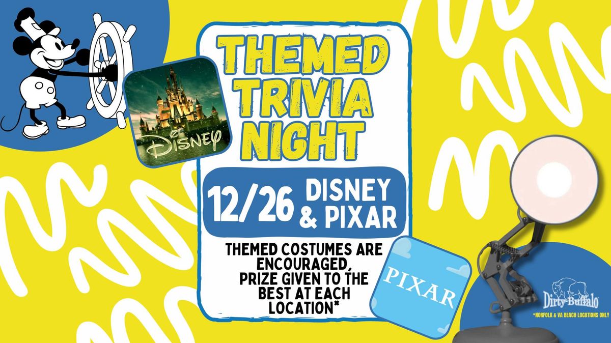 Disney & Pixar Themed Trivia Night