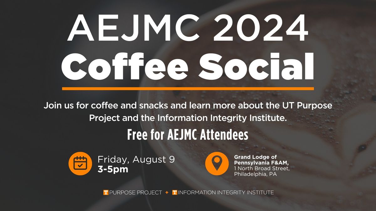 Coffee Social at AEJMC 2024