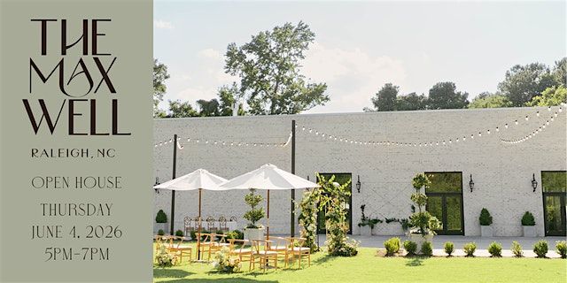 The Maxwell's Open House