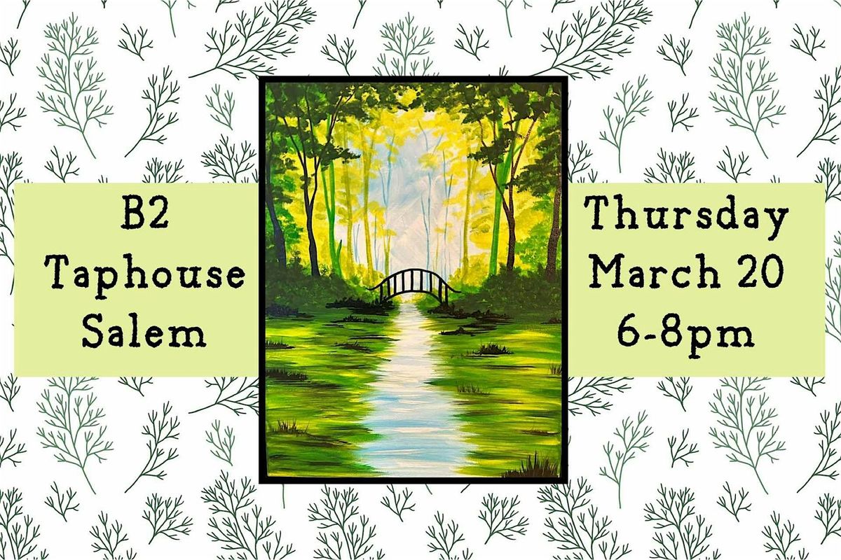 Paint and Sip at B2 Taphouse *1 Drink Included* -Customizable-