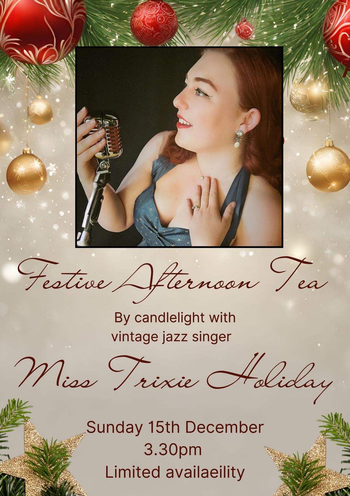 Festive Afternoon Tea with Miss Trixie Holiday