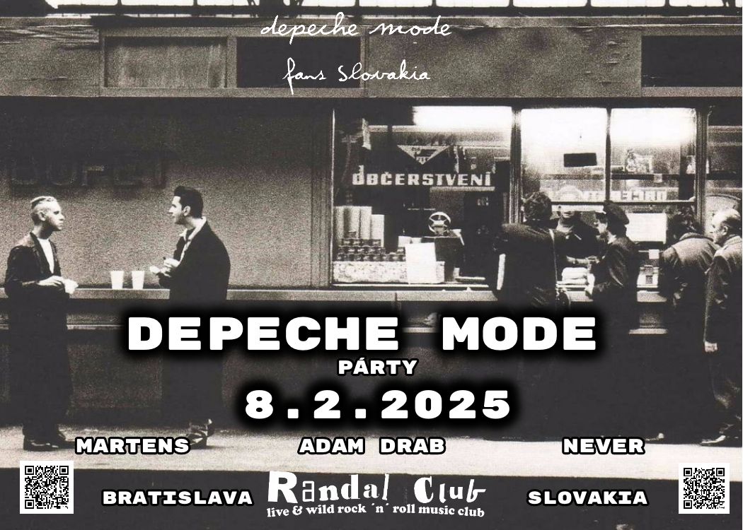 Depeche Mode p\u00e1rty Bratislava 