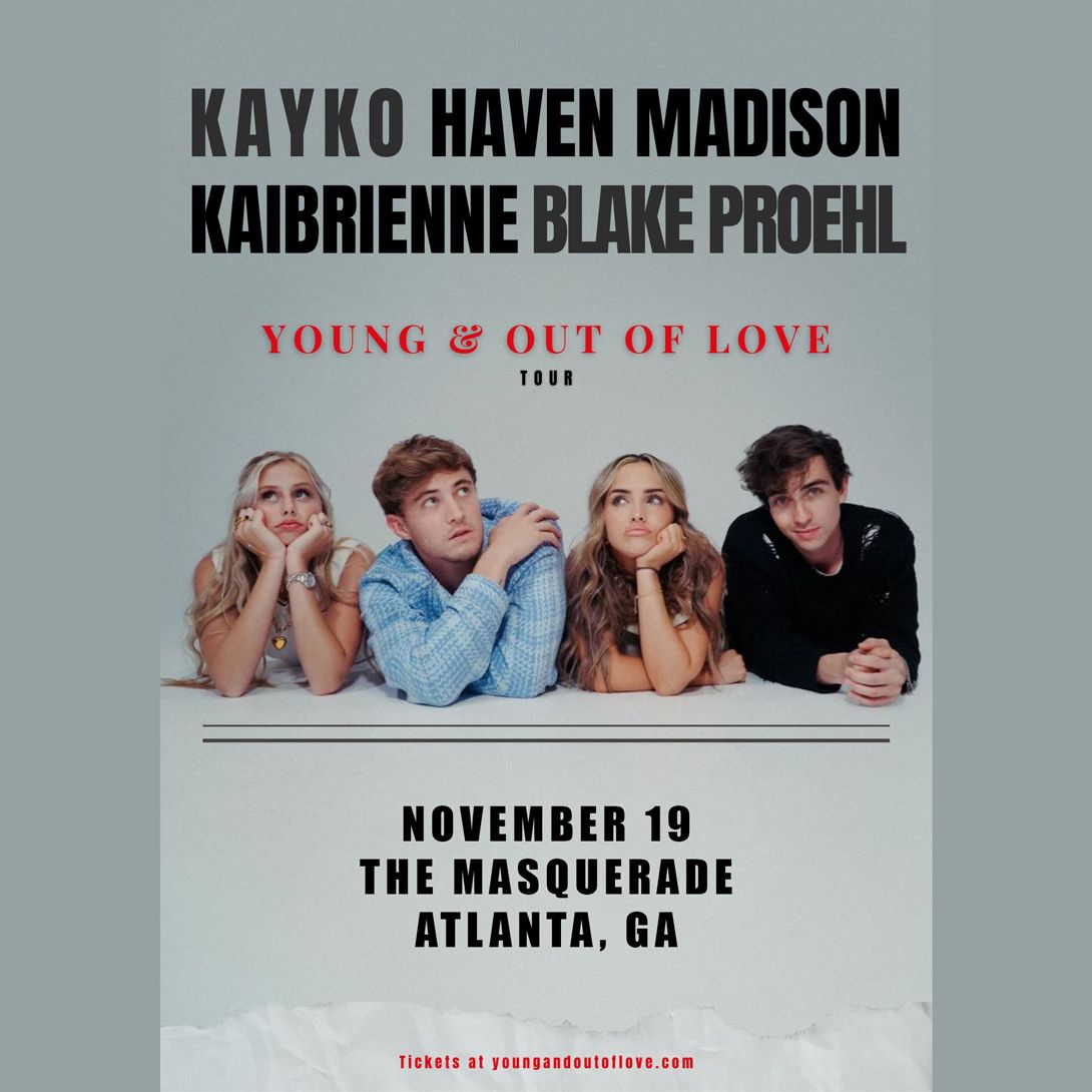 Young and Out Of Love Tour - Kayko, Blake Proehl, Kaibrienne, Haven Madison at The Meadows