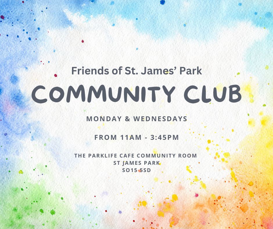 Community Club, every Monday & Wednesday