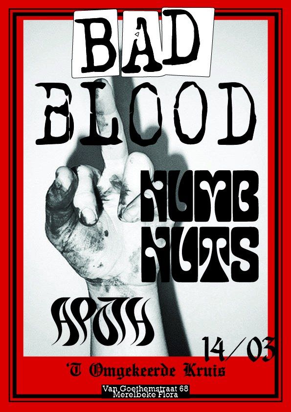 BADBLOOD x NUMB NUTS x APOTH @,T Omgekeerde Kruis