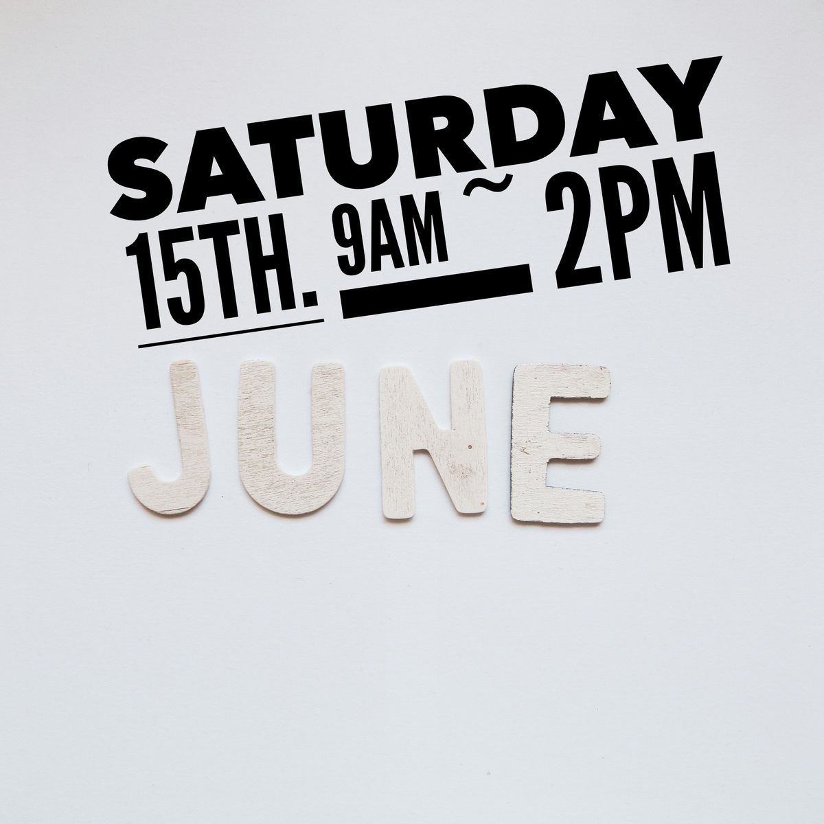 Saturday 15th June - Calwell Market 