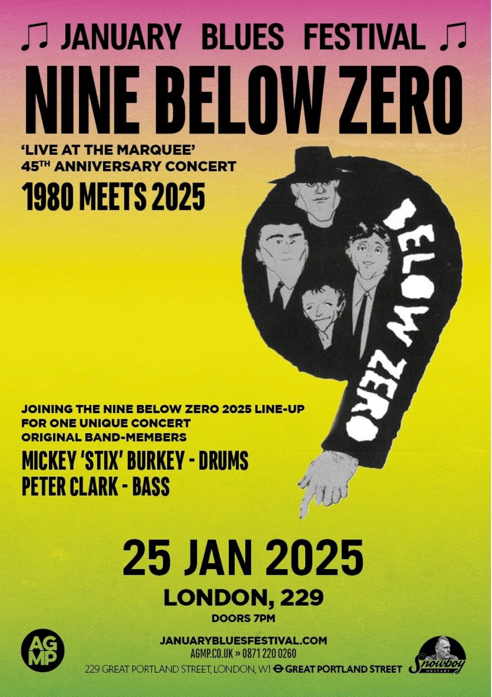 January Blues Festival - Nine Below Zero at 229 London