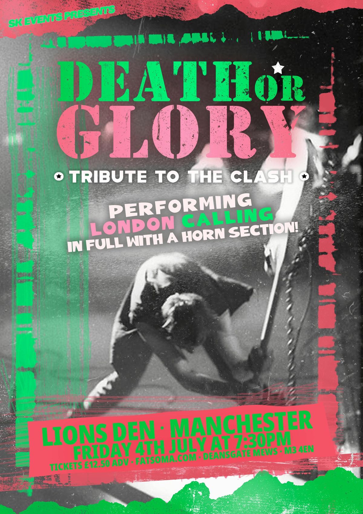 Death Or Glory - (A Tribute To The Clash) - Live At Lions Den, Manchester