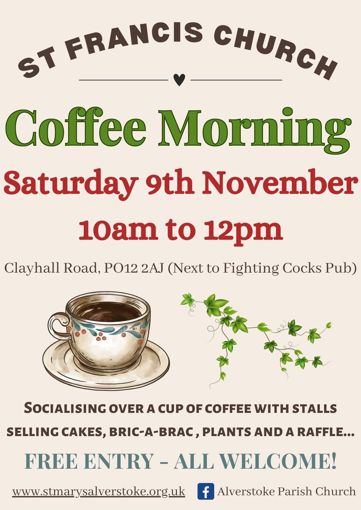 St. Francis Church Coffee Morning 