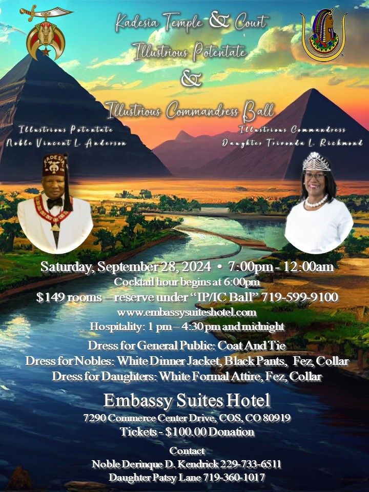 Kadesia Temple & Court Illustrious Potentate & Illustrious Commandress Ball