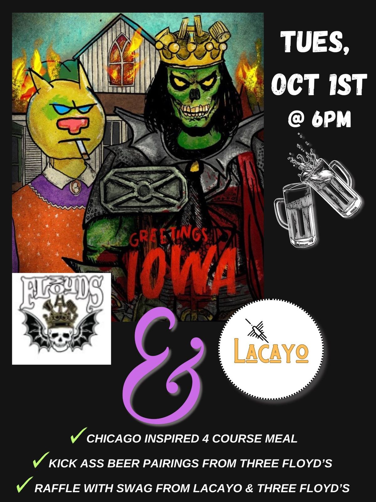 Three Floyd's & Lacayo Beer Dinner