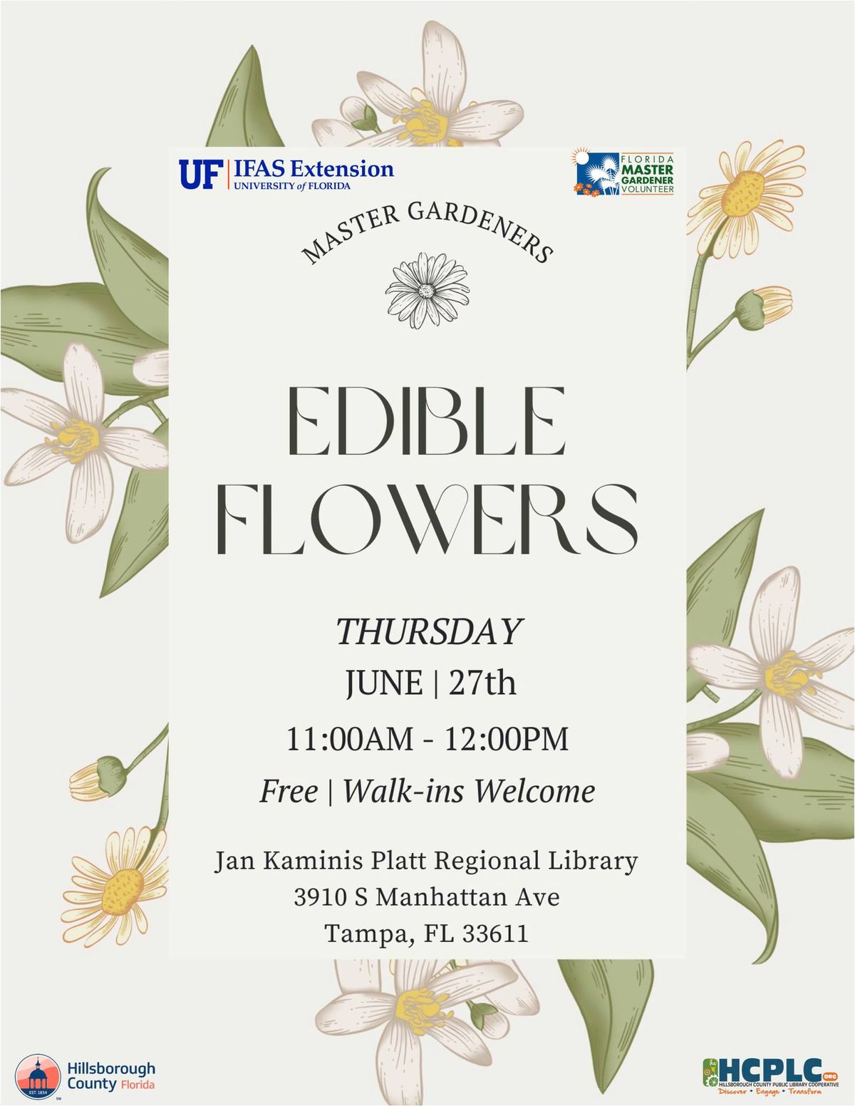 Master Gardeners: Edible Flowers