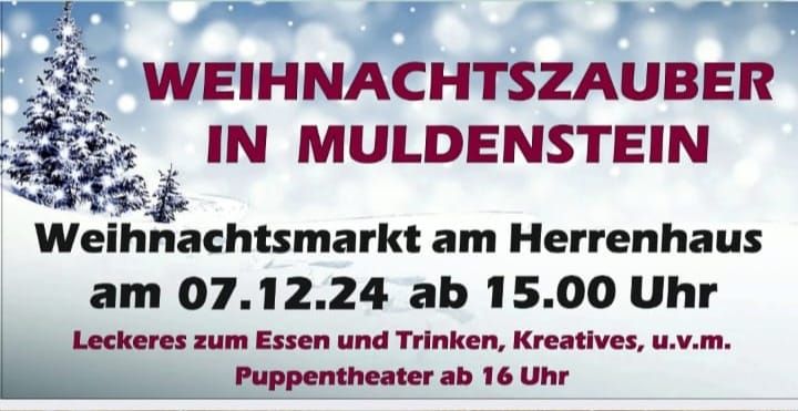 Weihnachtszauber am Herrenhaus Muldenstein