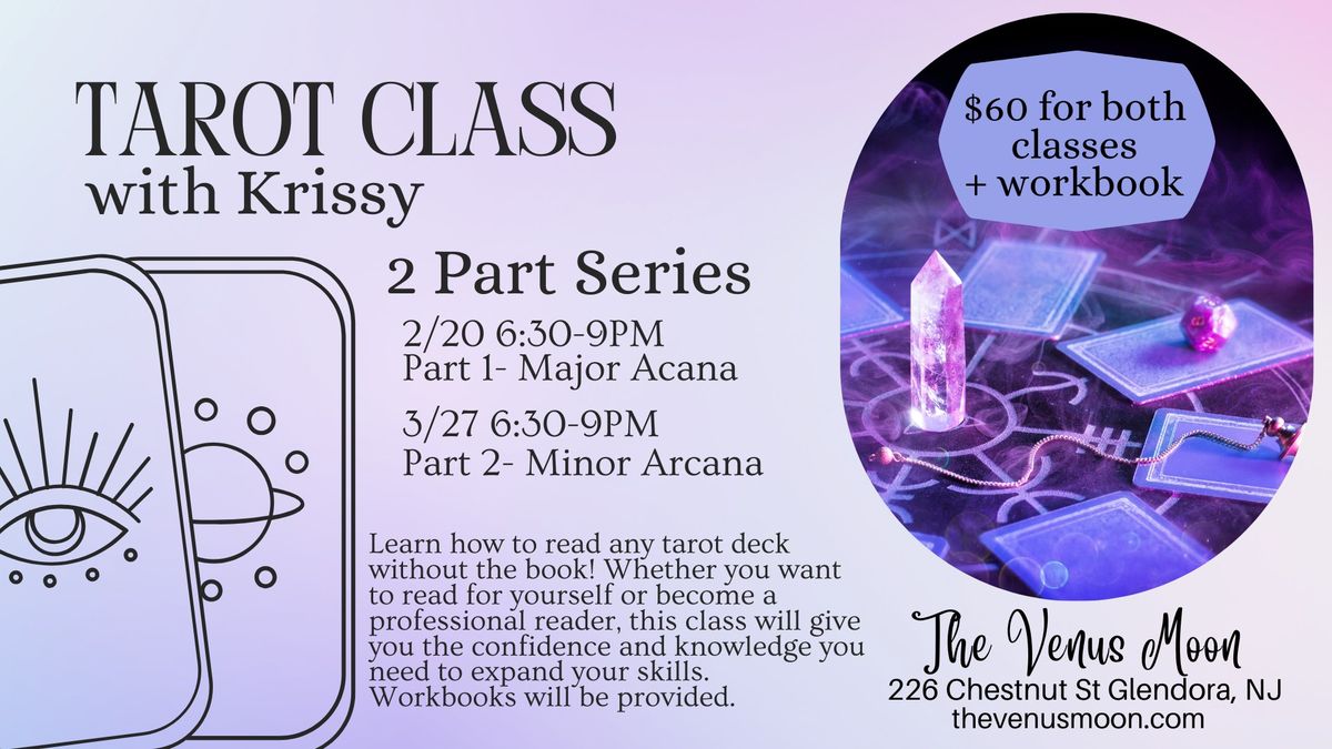 Tarot Class with Venus Moon