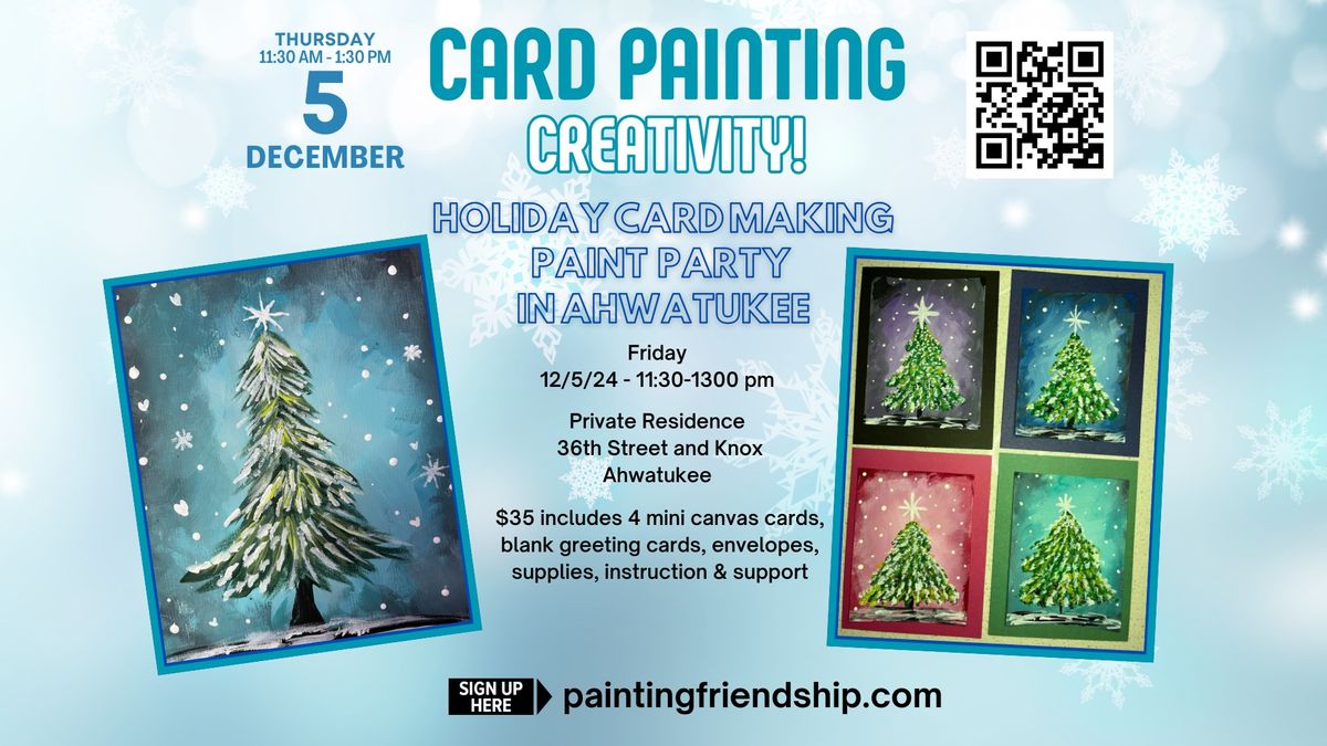 Paint Party: Holiday Card Painting