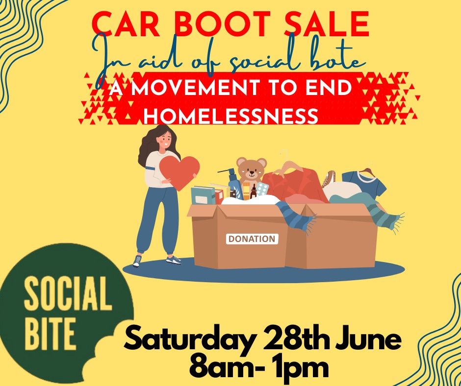 Car boot sale - in aid of social bite 