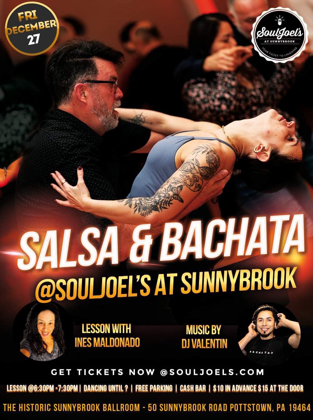 Special Salsa & Bachata Night w\/ Lessons inside SunnyBrook Ballroom