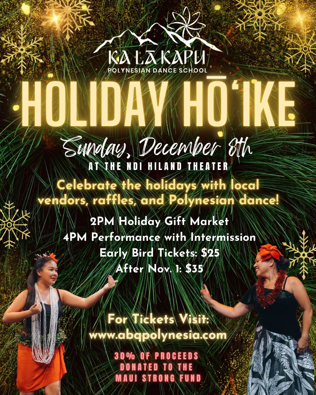 Holiday H\u014d'ike at the NDI Hiland Theater